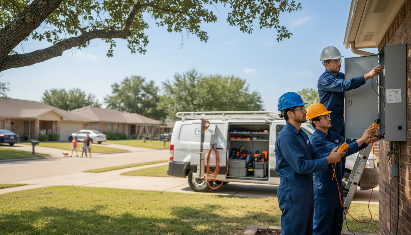 Certified electrician providing emergency electrical services in Eaton, OH